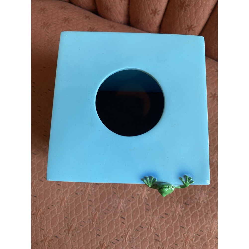 Frog Lotus Flower Lily Tissue Box Cover 3D O2 - Picture 2 of 8
